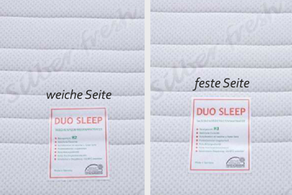 duo sleep mit bezugstoff